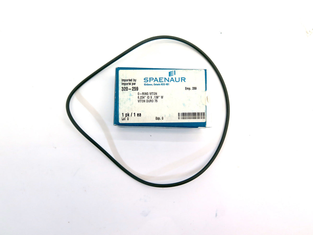 Spaenaur 320-259 O-Ring Viton Duro 75 6.234 ID X .139 W - Advance Operations