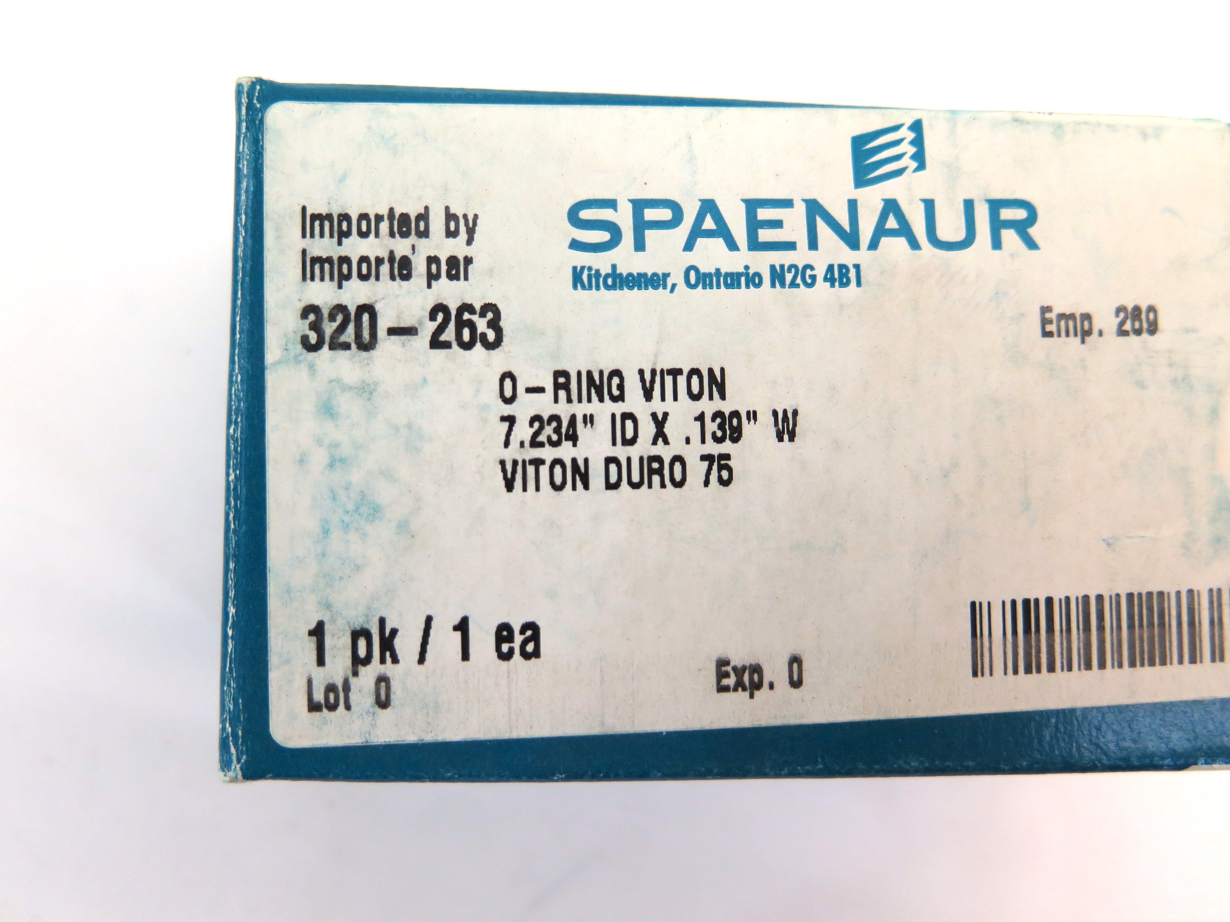 Spaenaur 320-263 O-Ring Viton Duro 75 7.234" ID X .139 W - Advance Operations