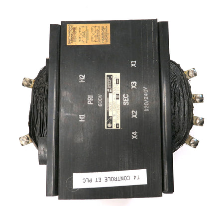 Hammond HU9P Transformer 5KVA Pri:600Vac / Sec.120Vac/240Vac - Advance Operations