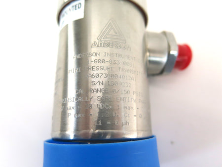 Anderson HA6073G004012A1 Life Sciences Series Pressure Sensor - Advance Operations