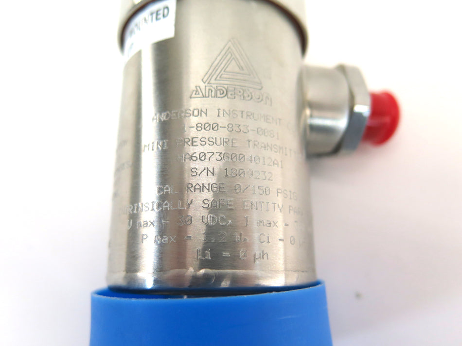 Anderson HA6073G004012A1 Life Sciences Series Pressure Sensor - Advance Operations