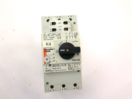 Sprecher+Schuh KTA3-100 Motor Circuit Breaker With KT 3-100-PF-02 Contact - Advance Operations