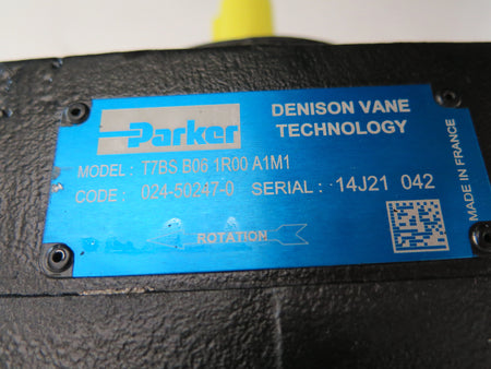 Parker / Denison T7BS B06 1R00 A1M1 Hydraulic Pump - Advance Operations