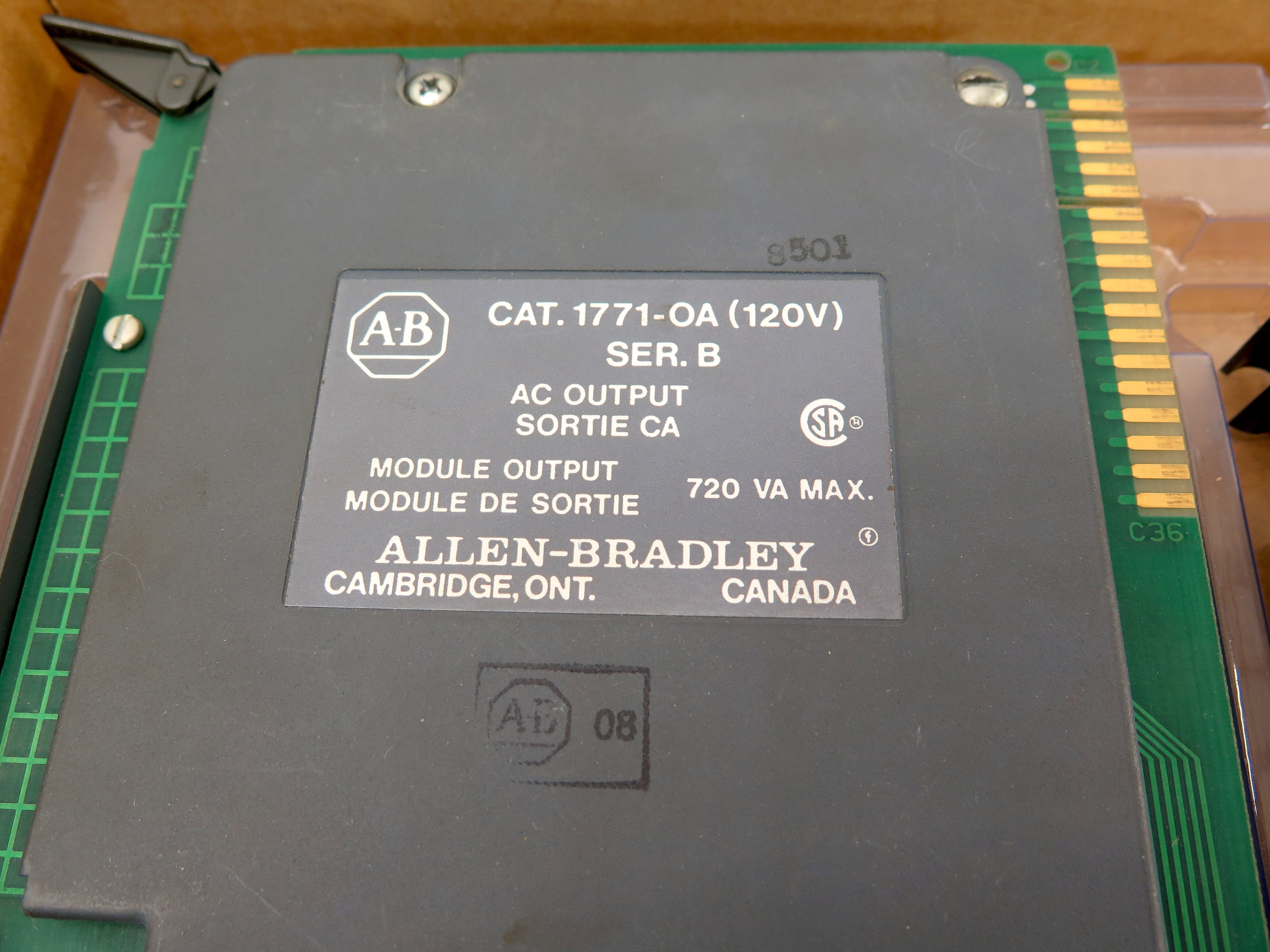 Allen-Bradley 1771-OA AC Output Module (120V) - Advance Operations