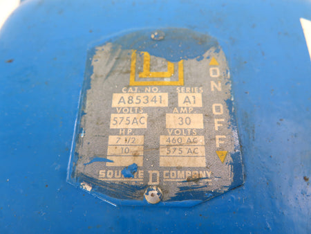 Square D A85341 Fusible Disconnect Switch 600Vac 30A - Advance Operations