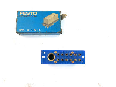Festo 8761 FR-12-PK-3B Distribution Block 12 PIN - Advance Operations