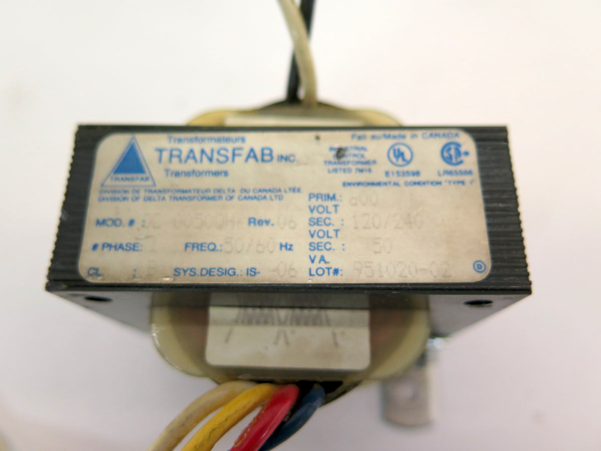 Transfab DC-0050-QH Transformer 50VA Pri:600Vac Sec:50VA - Advance Operations