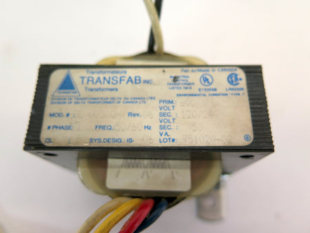 Transfab DC-0050-QH Transformer 50VA Pri:600Vac Sec:50VA - Advance Operations