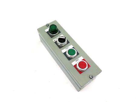 Eurobex 1500SD 4 Hole Push Button Enclosure START / STOP / BYPASS - Advance Operations