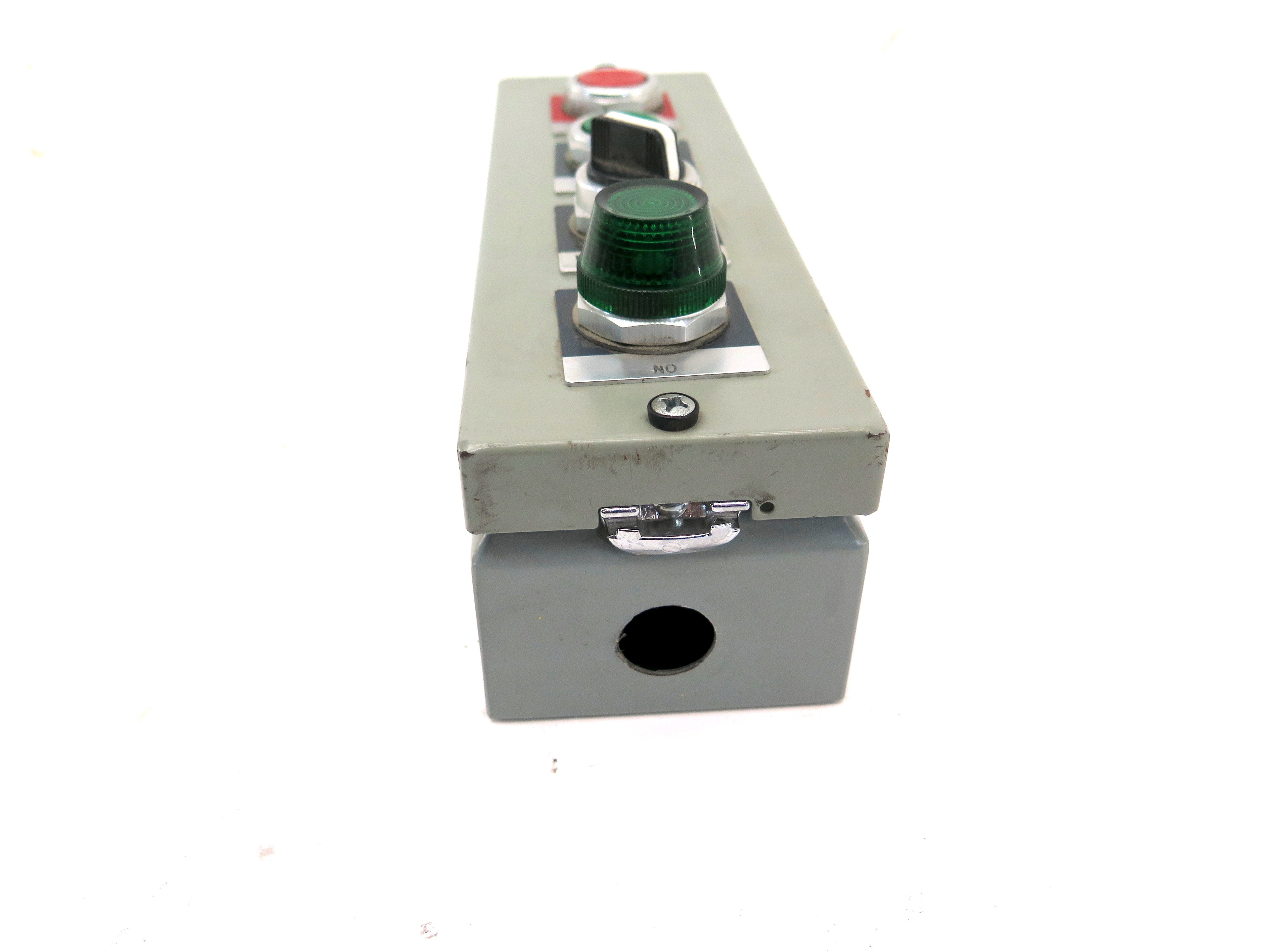 Eurobex 1500SD 4 Hole Push Button Enclosure START / STOP / BYPASS - Advance Operations