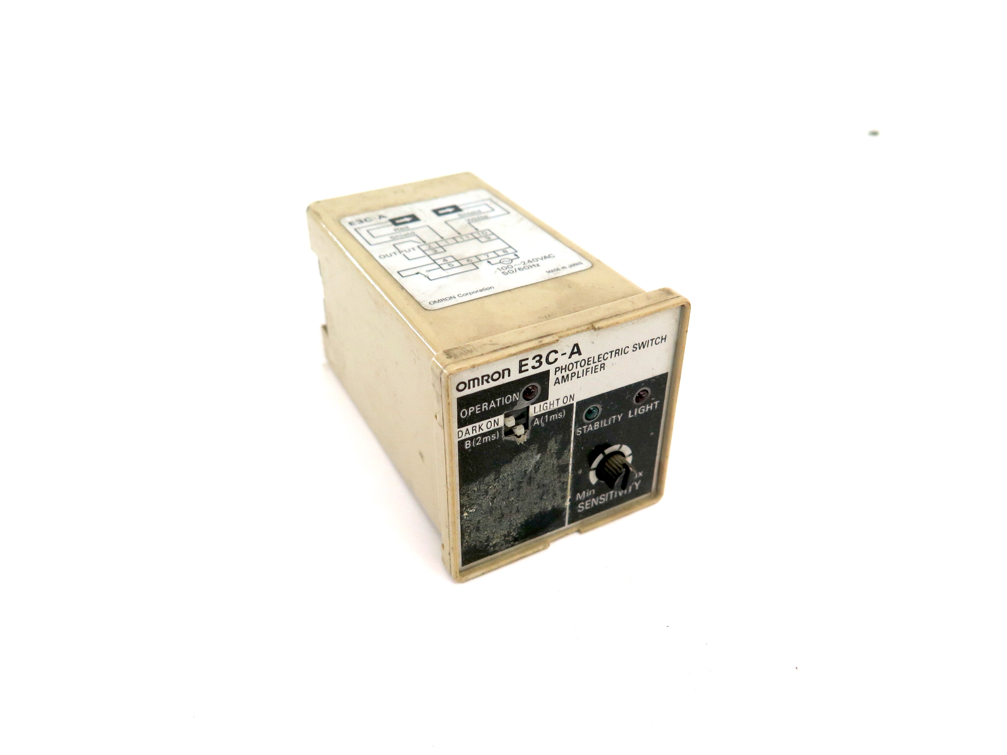 Omron E3C-A Photoelectric Switch Ampliflier - Advance Operations