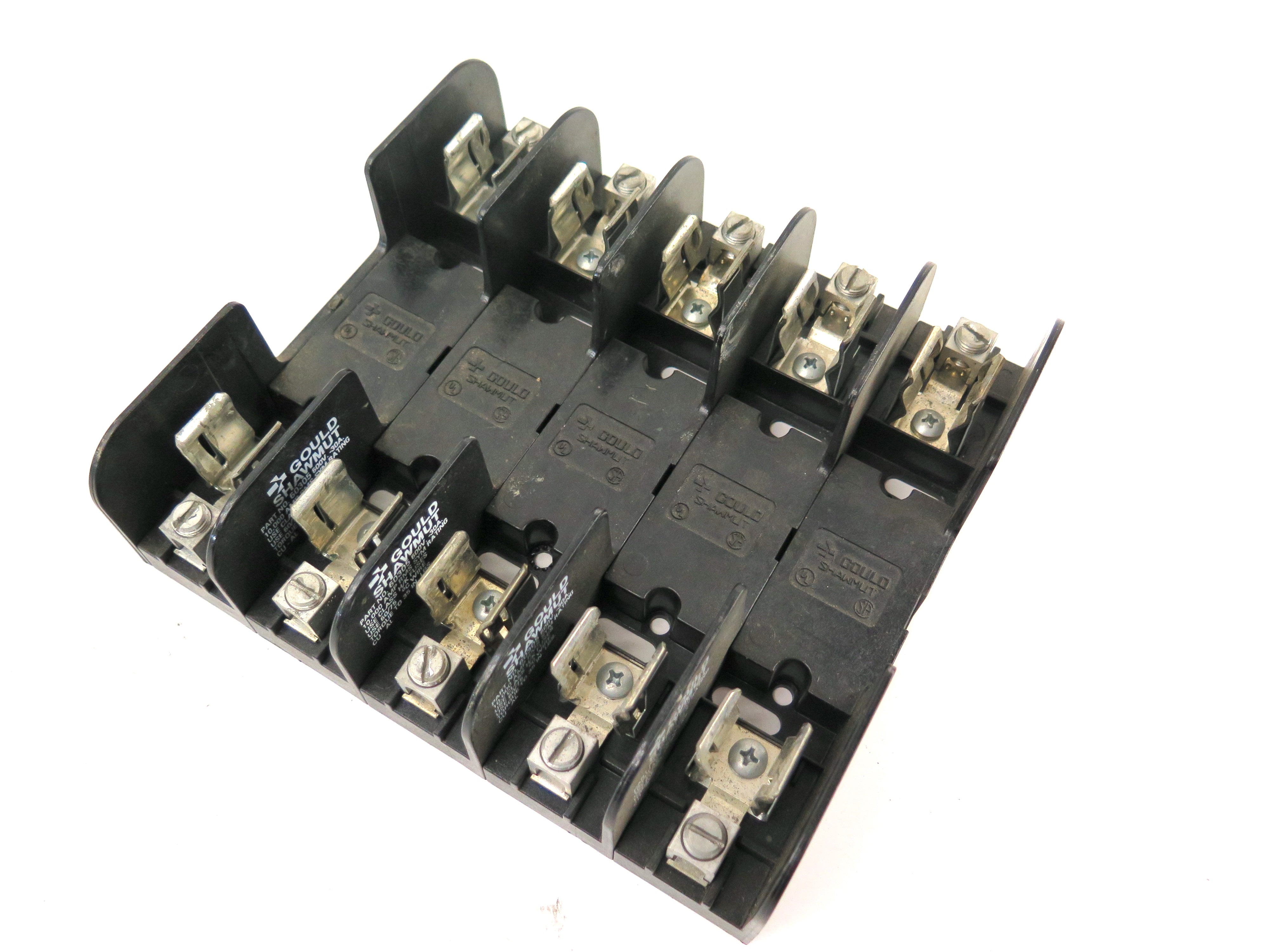 Gould Shawmut 60305 Fuse Holder 5 Pieces 30A - Advance Operations