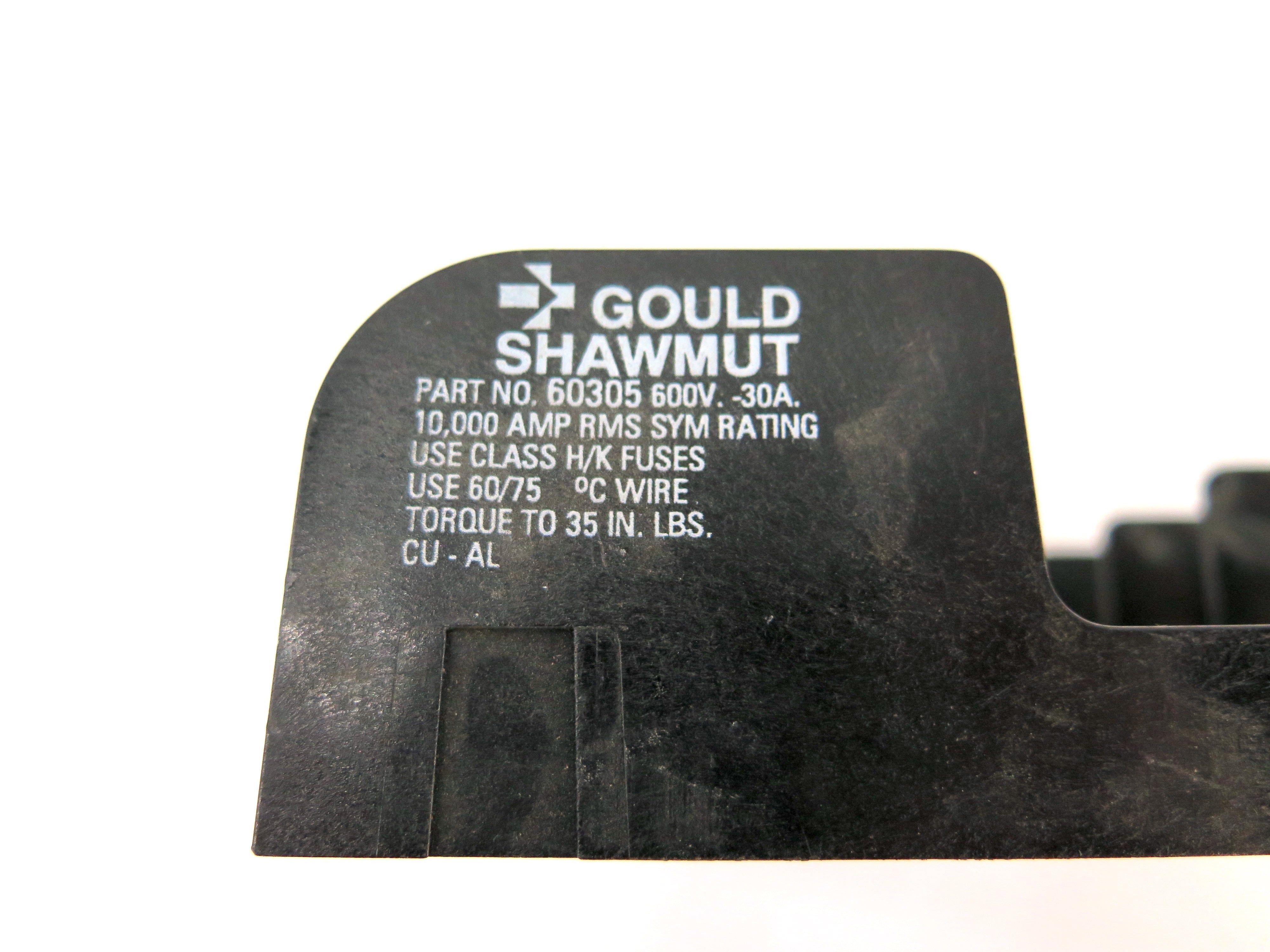 Gould Shawmut 60305 Fuse Holder 5 Pieces 30A - Advance Operations