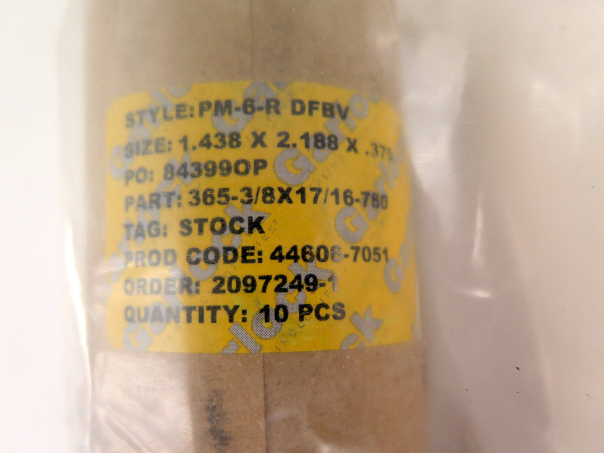 Garlock PM-6-R DFBV Precut Packing Pack 1.438 x 2.188 x .375 - Advance Operations