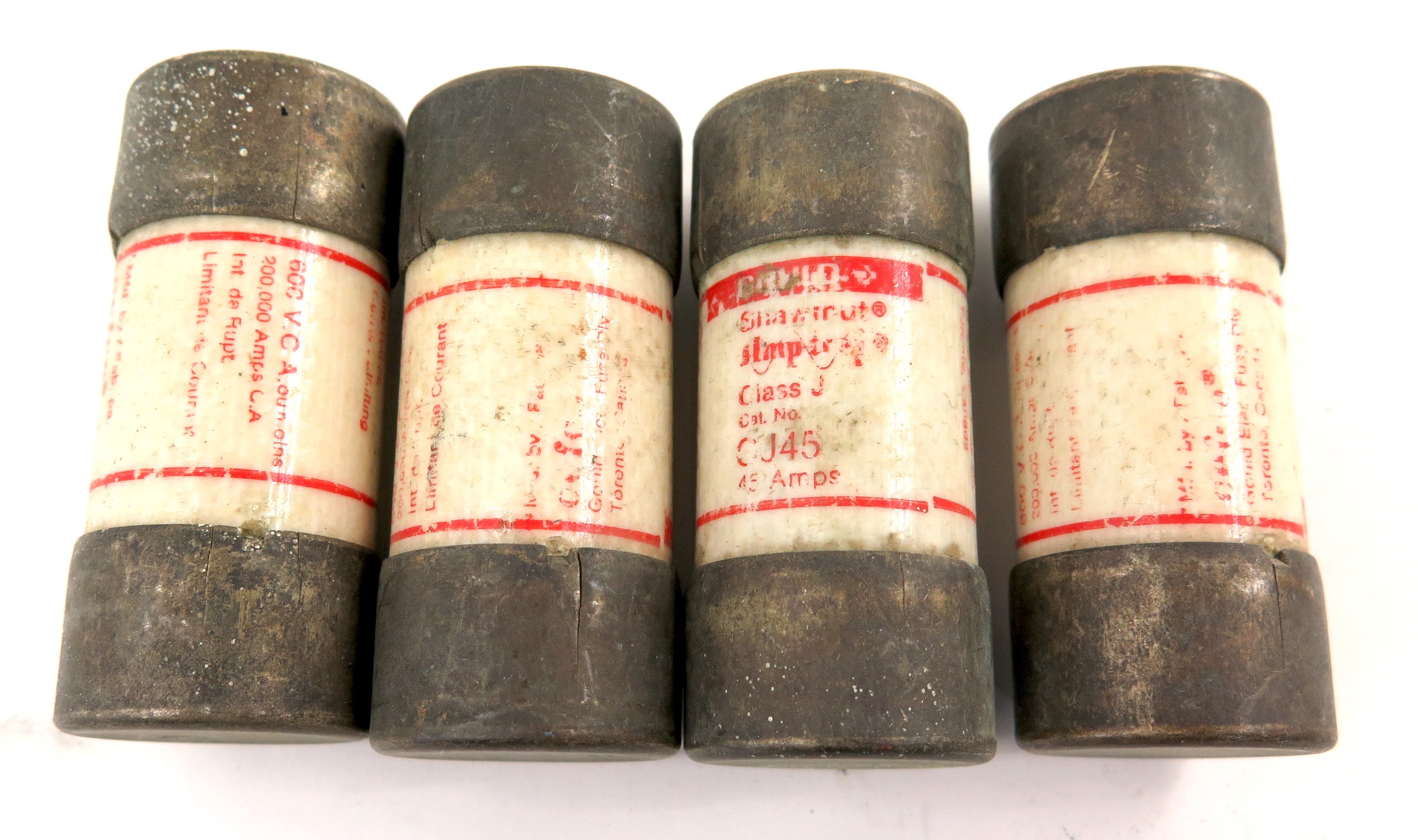 Gould Shawmut CJ45 Fuse LOT OF 4 - Advance Operations