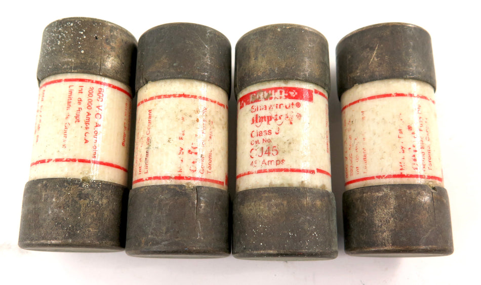 Gould Shawmut CJ45 Fuse LOT OF 4 - Advance Operations