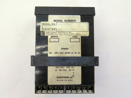 Eurotherm 76021000 Temprature Control Indicator - Advance Operations