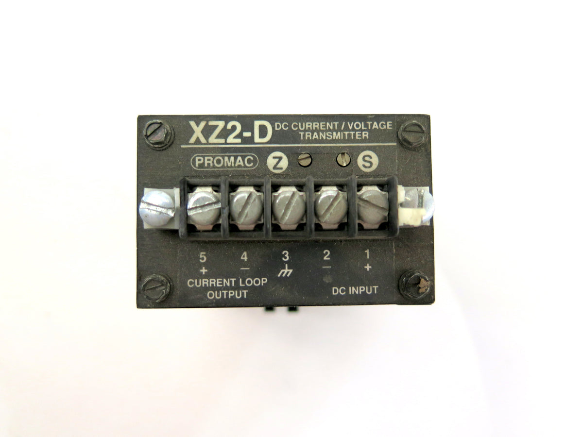 Promac XZ2-D-XM1 Current Transmitter Input: 0-100 mVdc Output: 4-20madc - Advance Operations