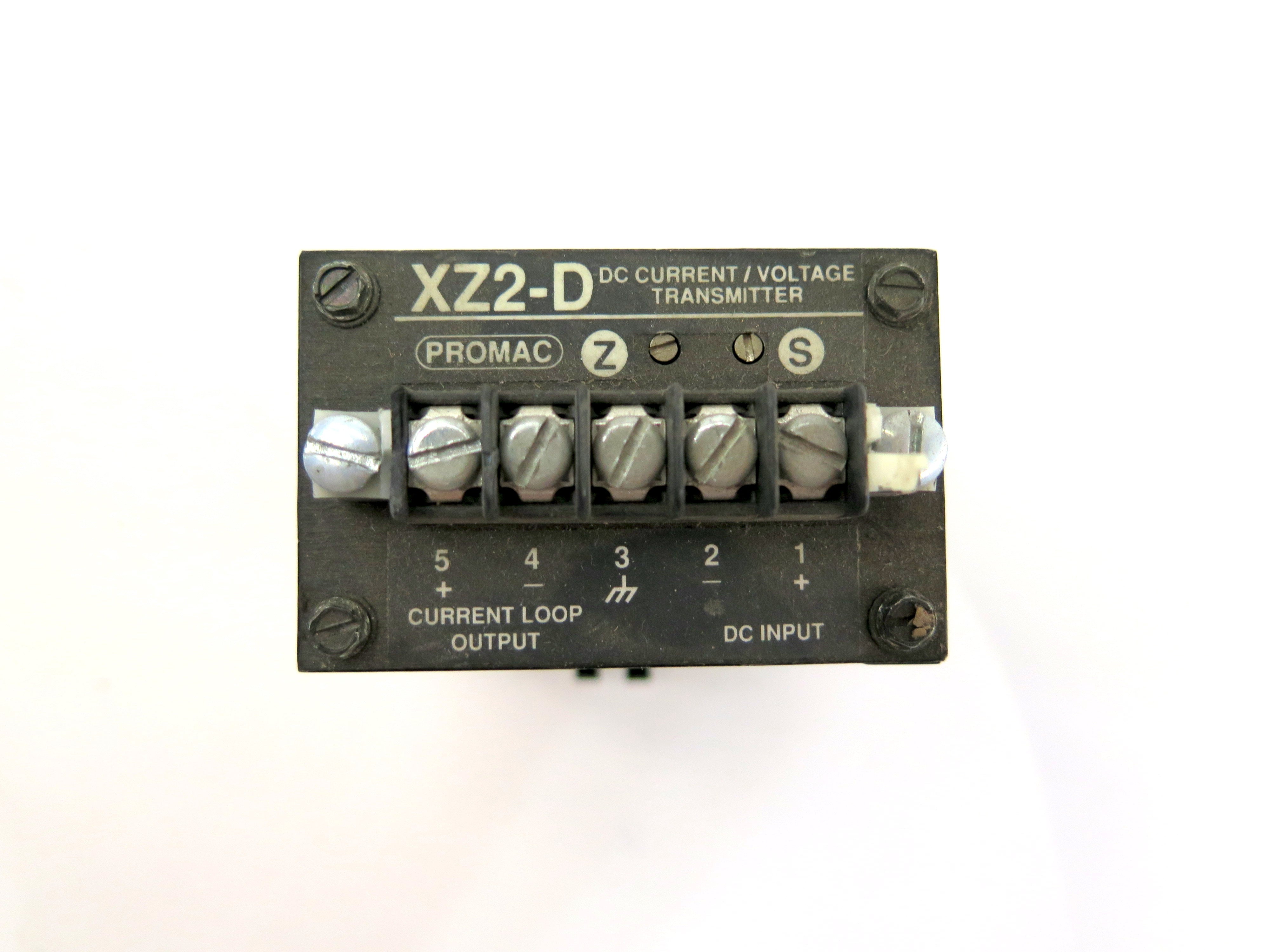 Promac XZ2-D-XM1 Current Transmitter Input: 0-100 mVdc Output: 4-20madc - Advance Operations