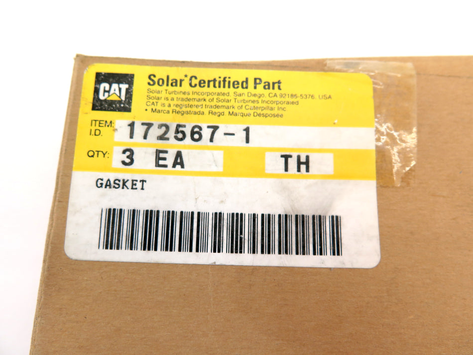 Caterpillar / Solar Certified Part 172567-1 Gasket 3EA - Advance Operations