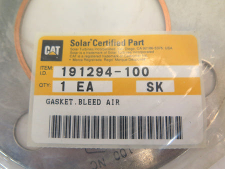 Caterpillar / Solar Certified Part 191294-100 Gasket - Advance Operations