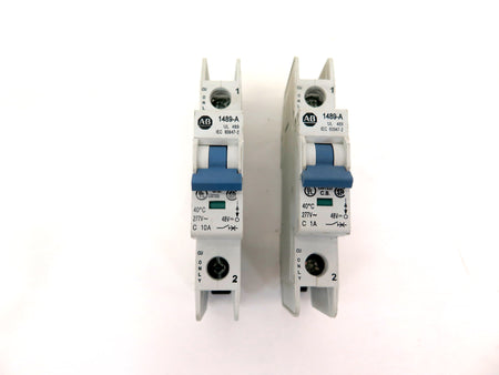 Allen-Bradley 1489-A 1 Pole Circuit Breaker LOT OF 2 - Advance Operations