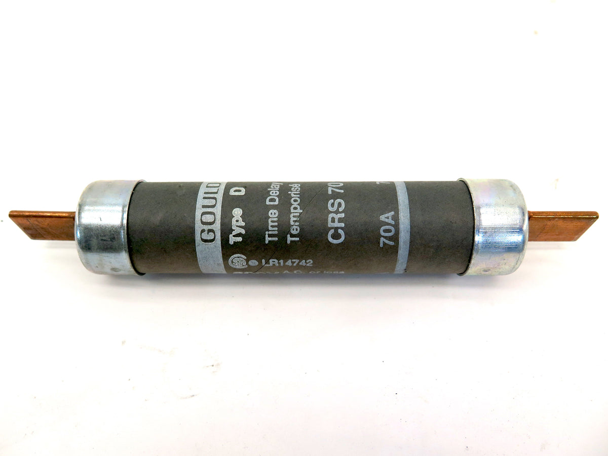 Gould CRS 70 Time Delay Fuse 70A 600V LOT OF 3 - Advance Operations