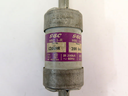 GEC C200HR 200A Fuse 600Vac - Advance Operations