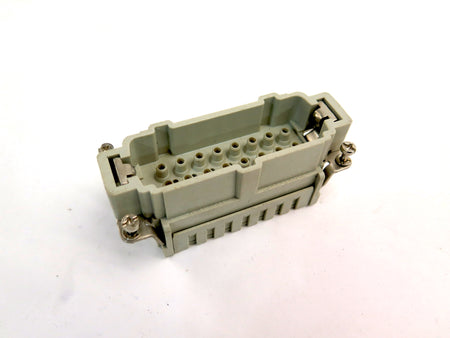 Harting HAN 16E-M Connector 16 PIN LOT OF 2 - Advance Operations