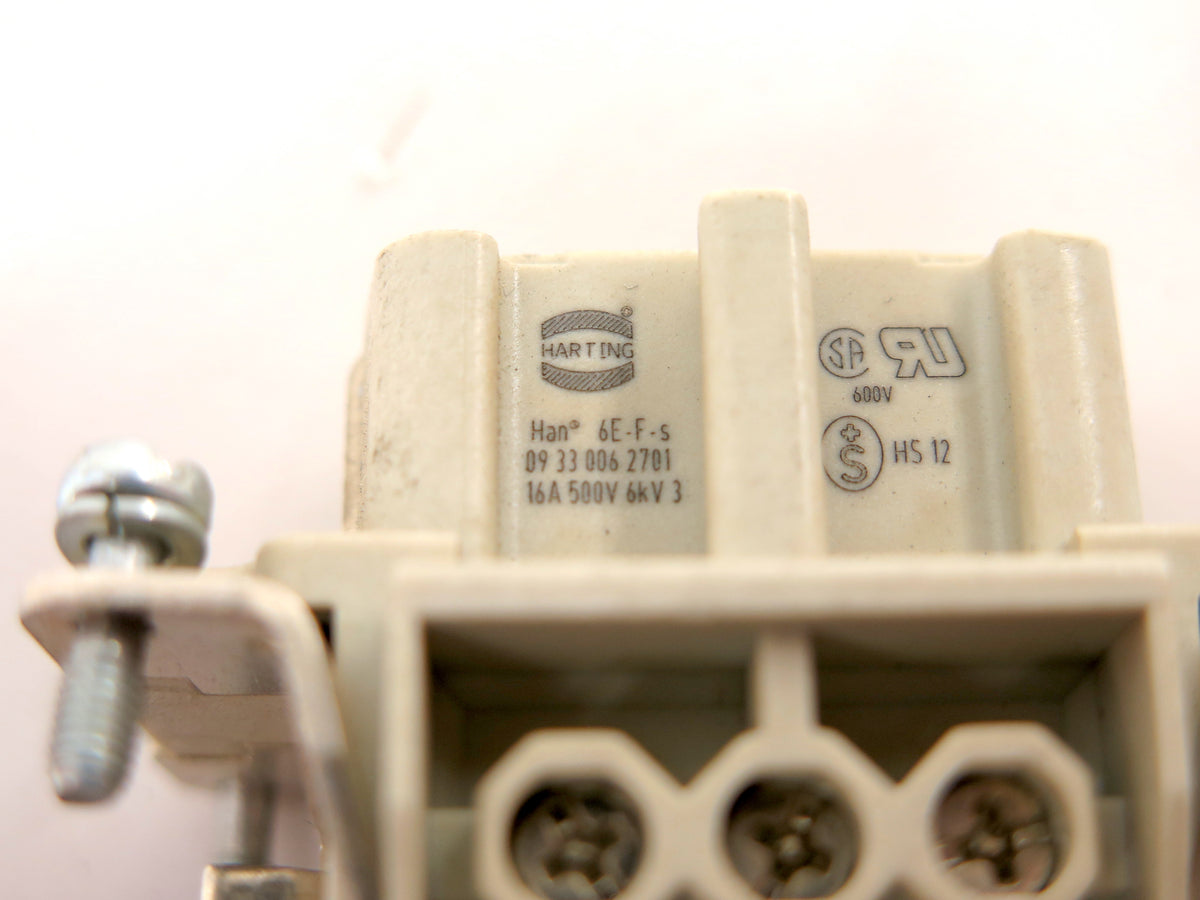 Harting Han 6E-DF-S Connector 16A 500V - Advance Operations