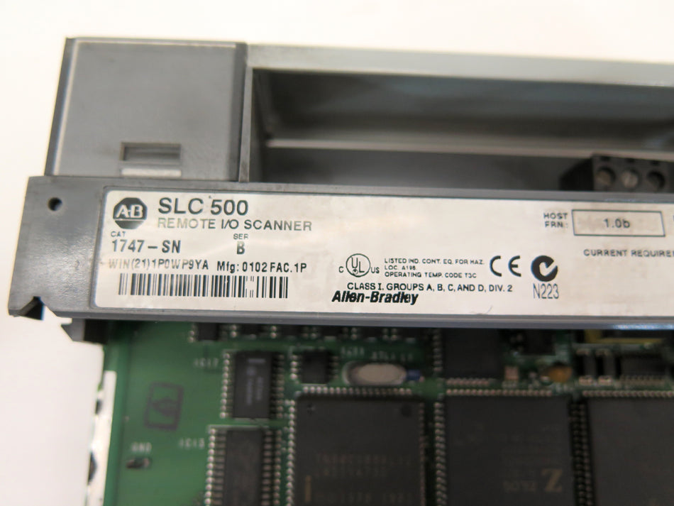 Allen-Bradley 1747-SN Remote I/O Scanner LOT OF 2 - Advance Operations