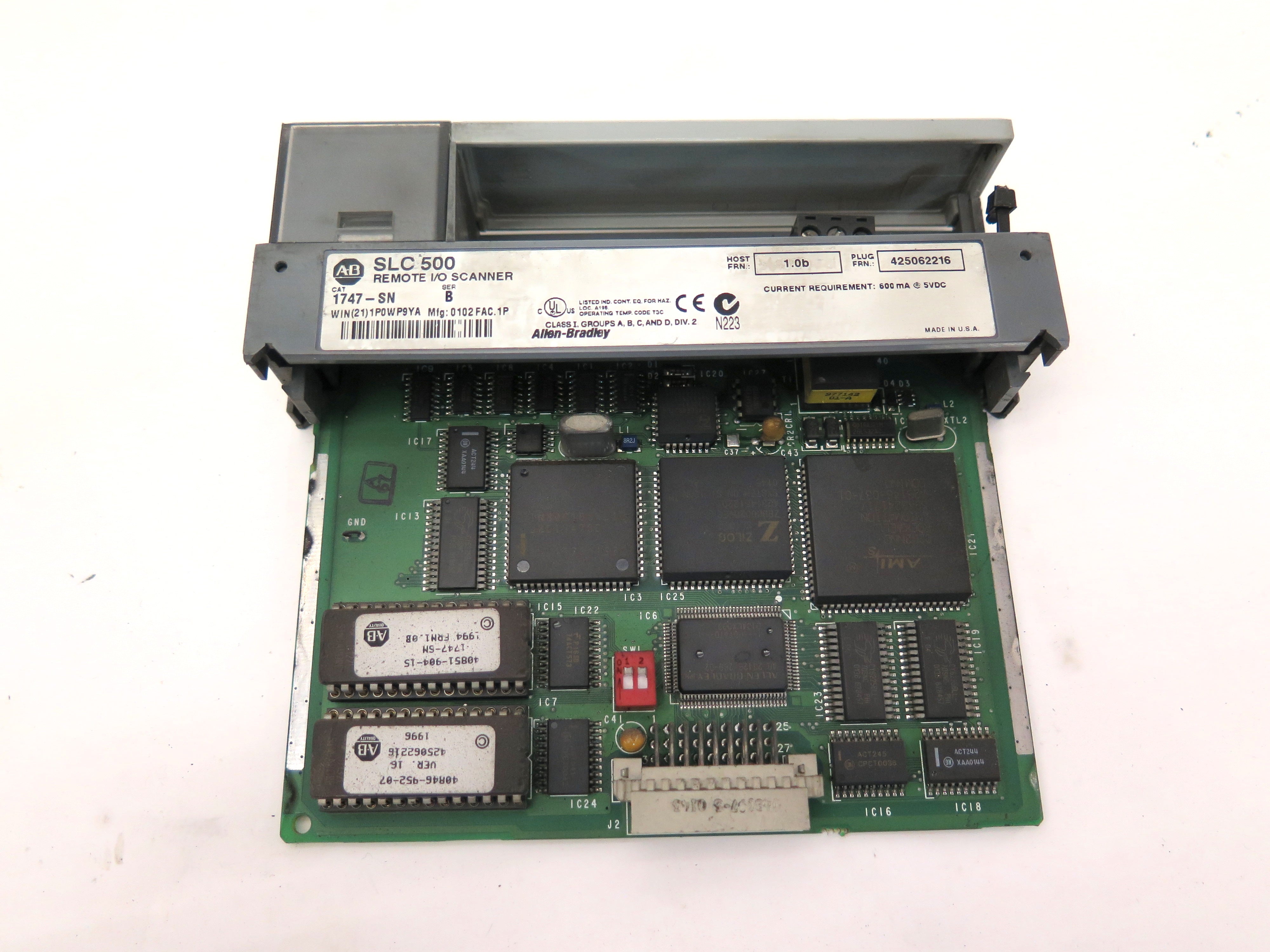 Allen-Bradley 1747-SN Remote I/O Scanner LOT OF 2 - Advance Operations
