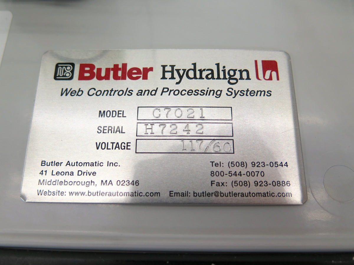Butler Hydralign C7021 Control Box With C601 CB Board - Advance Operations