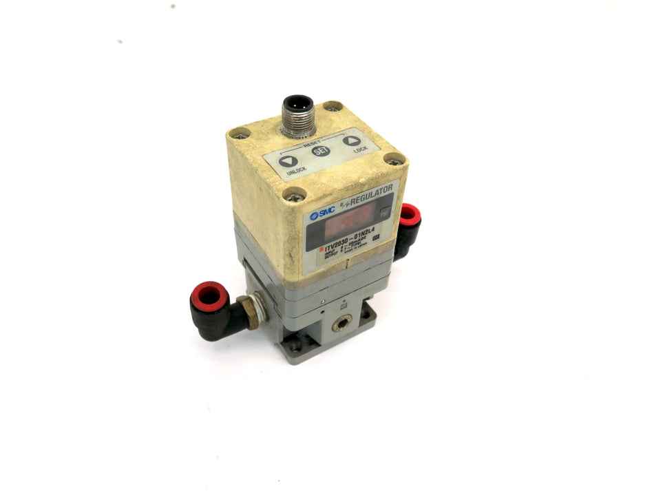 SMC E/P Regulator ITV2030-01N2L4 4-20mADC 0.7-71Psi FOR PARTS - Advance Operations