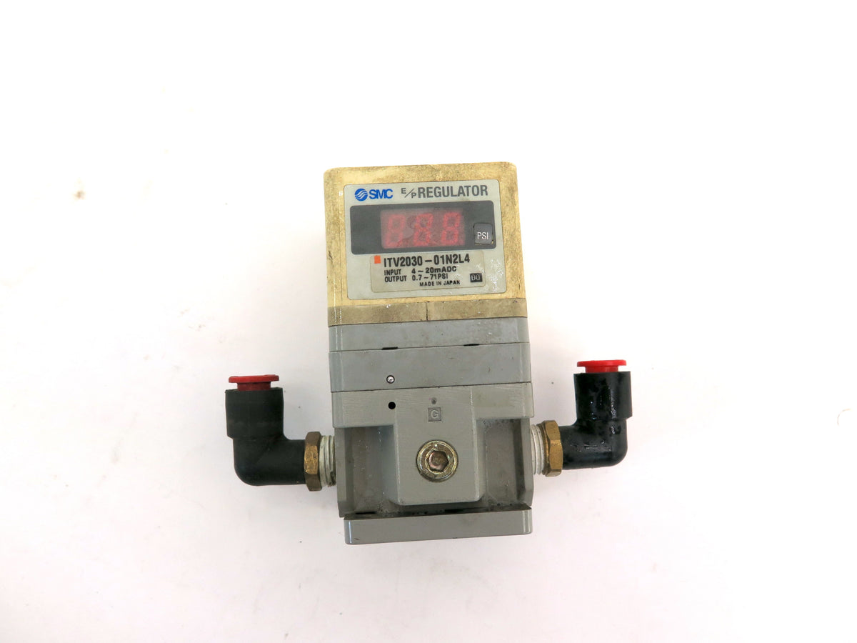 SMC E/P Regulator ITV2030-01N2L4 4-20mADC 0.7-71Psi FOR PARTS - Advance Operations