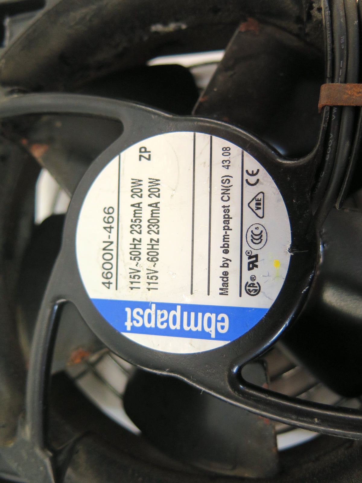 EBM PAPST 4600N-466 Cooling Fan 115Vac - Advance Operations