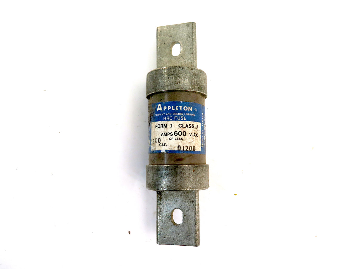 Appleton HRC Fuse 200A 600Vac Cat. 01200 - Advance Operations