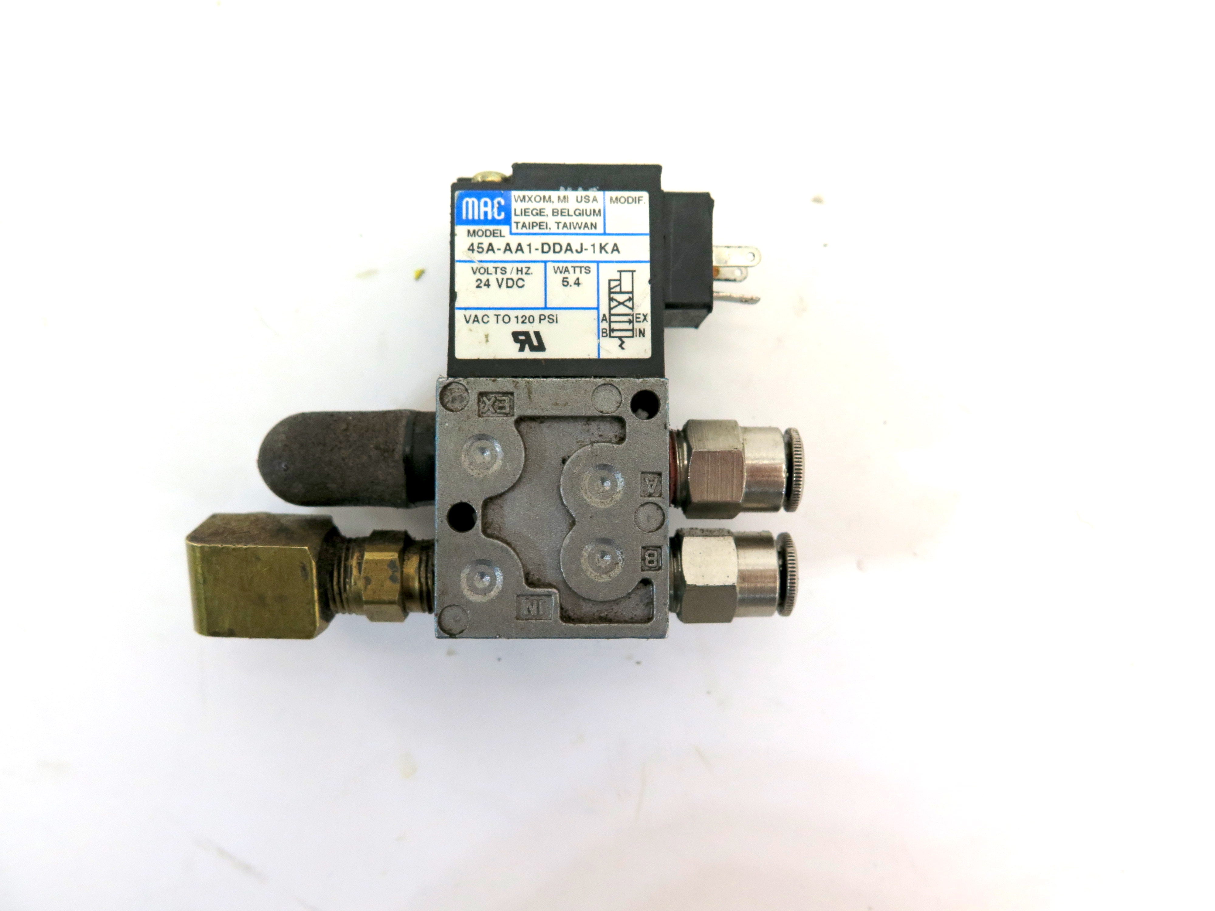MAC 45A-AA1-DDAJ-1KA Pneumatic Solenoid Valve - Advance Operations
