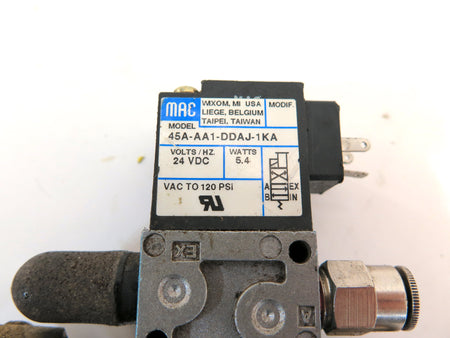 MAC 45A-AA1-DDAJ-1KA Pneumatic Solenoid Valve - Advance Operations