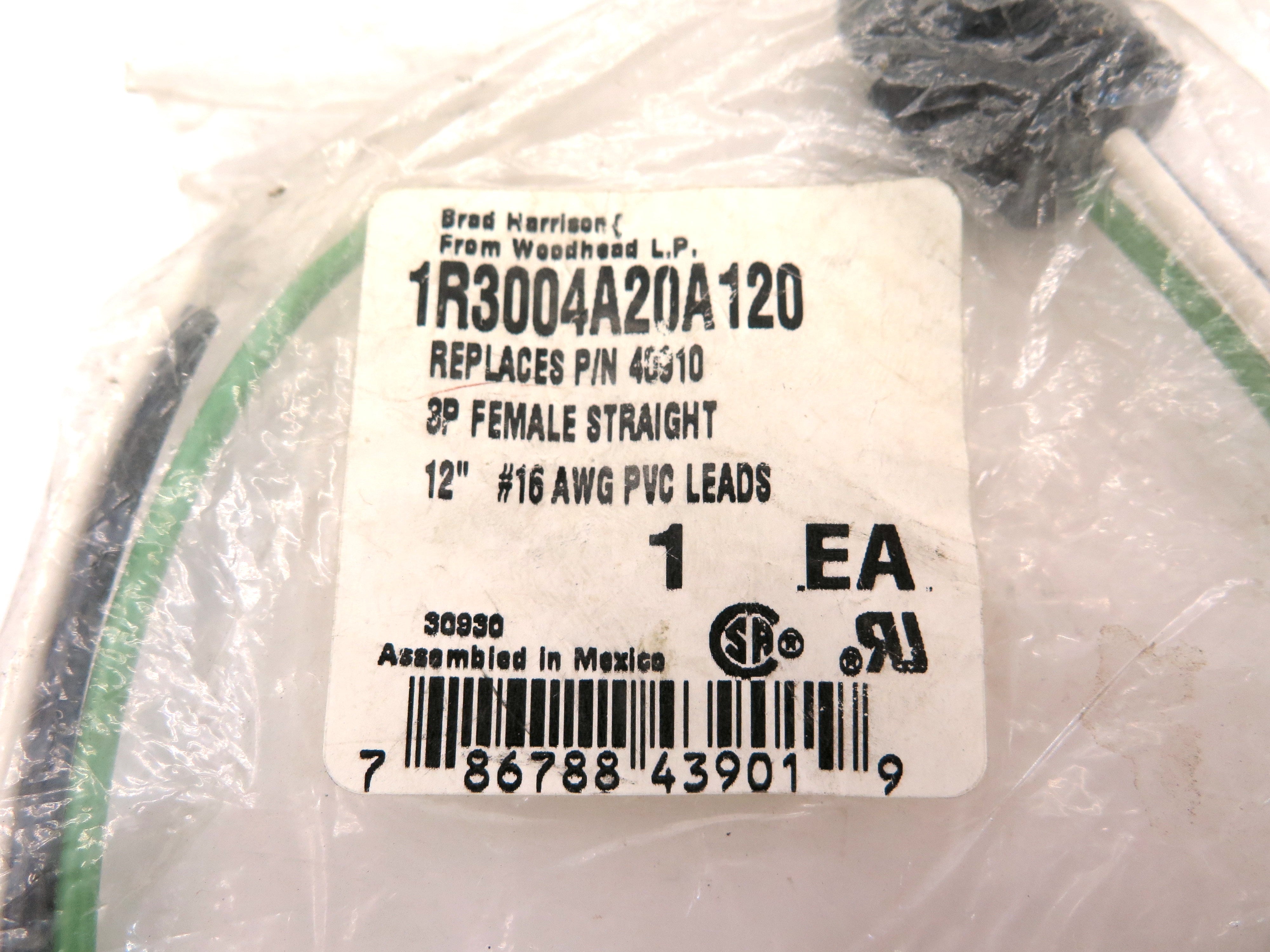 Brad Harrison 1R3004A20A120 Single-Ended Receptacle 7/8-16 UN-2A - Advance Operations