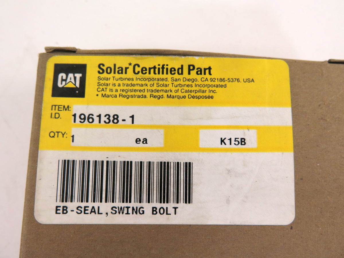 Cat / Solar Certified Part 196138-1 Eb-seal Swing Bolt Seal - Advance Operations