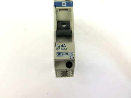 Telemecanique GB2-CB09 Circuit Breaker 4A 1 Pole LOT OF 2 - Advance Operations