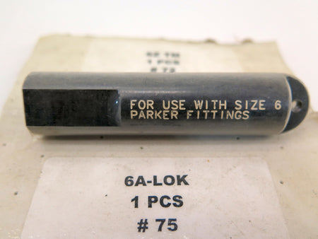 Parker 6Z TM #72 & 6A-LOK #75 For Use With Size 6 Fitting - Advance Operations