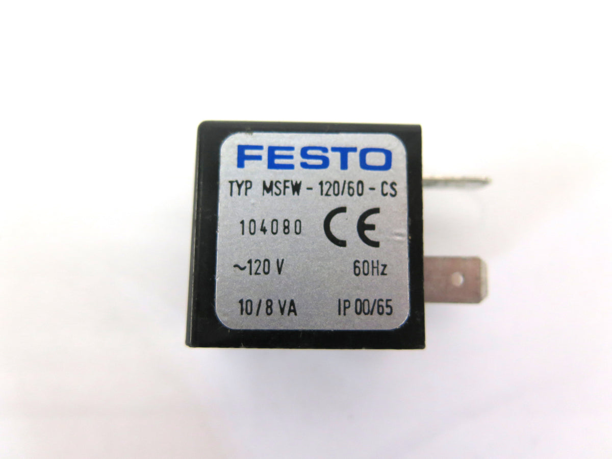 Festo MSFW-120/60-CS Solenoid Coil 120Vac 60Hz - Advance Operations