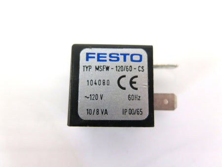 Festo MSFW-120/60-CS Solenoid Coil 120Vac 60Hz - Advance Operations