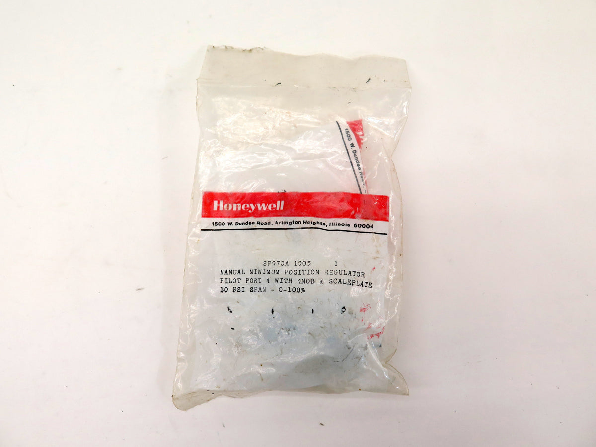 Honeywell SP970A 1005 1 Pneumatic Manual Minimum Position Regulator Pilot Port - Advance Operations