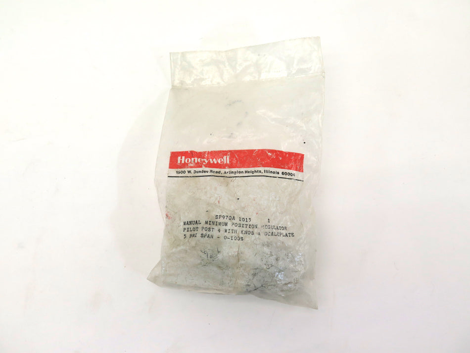 Honeywell SP970A-1013 1 Pneumatic Manual Minimum Position Regulator Pilot Port - Advance Operations
