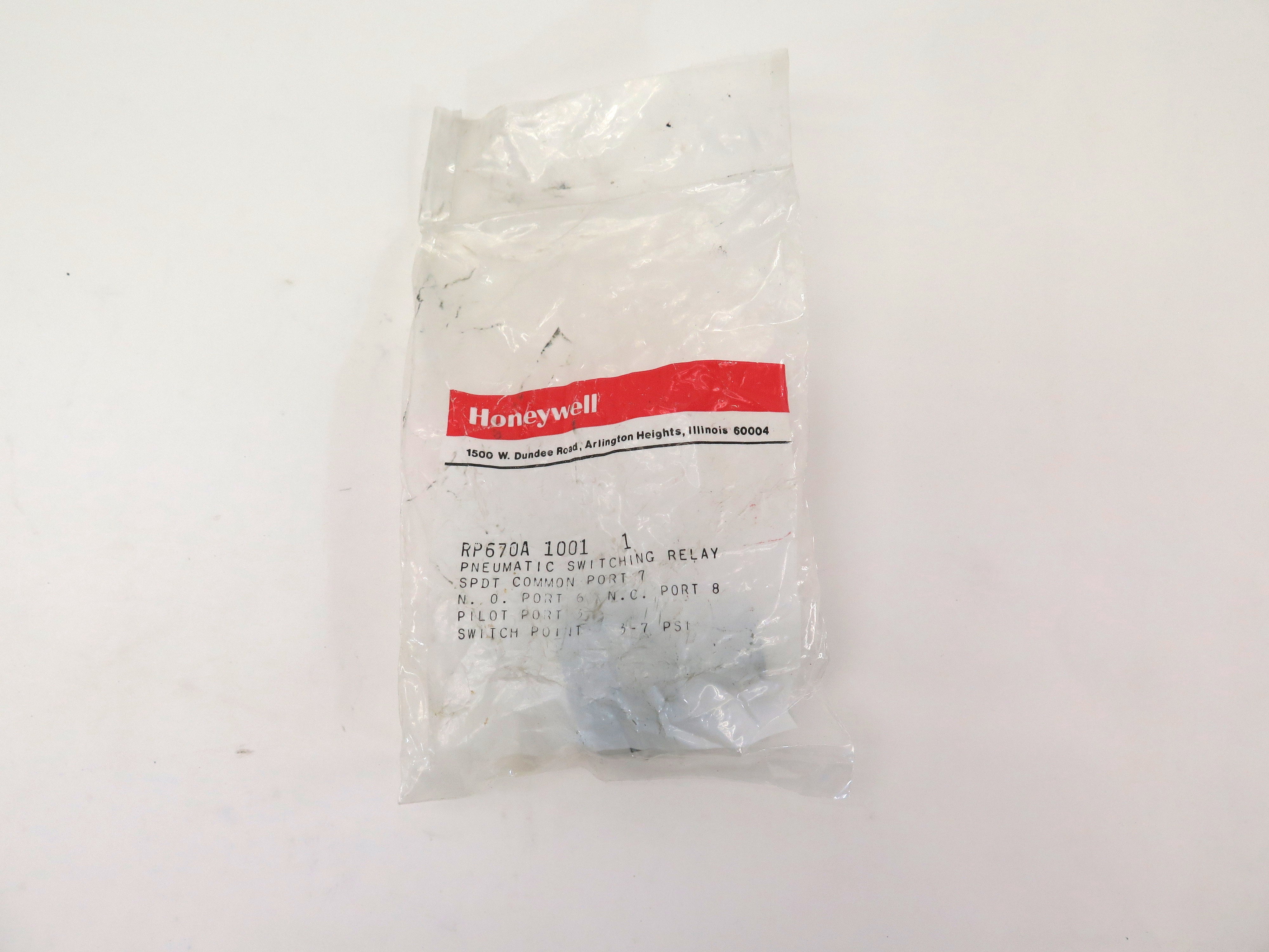 Honeywell RP670A 1001 1 Pneumatic Switching Relay SPDT Common Port 7 - Advance Operations
