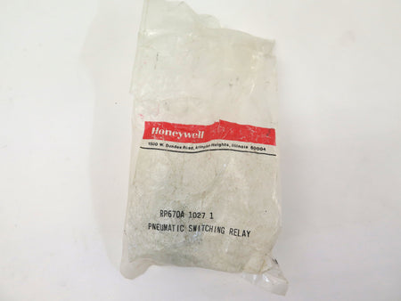 Honeywell RP670A 1027 1 Pneumatic Switching Relay - Advance Operations