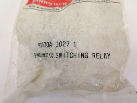 Honeywell RP670A 1027 1 Pneumatic Switching Relay - Advance Operations